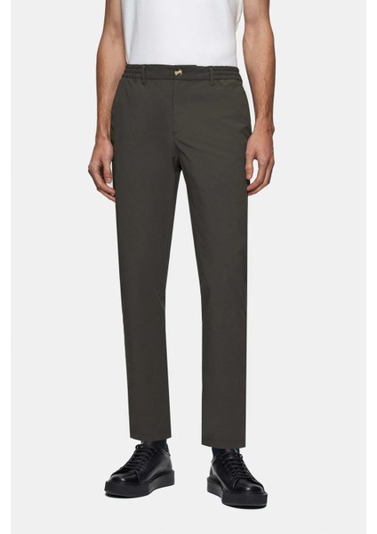 Ds Damat Relaxed Fit Haki Armürlü Ince ve Hafif Rpt Jogger Pantolon