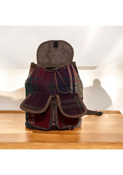 Etnik Kilim Desenli Orta Boy Unisex Sırt Çantası modelleri