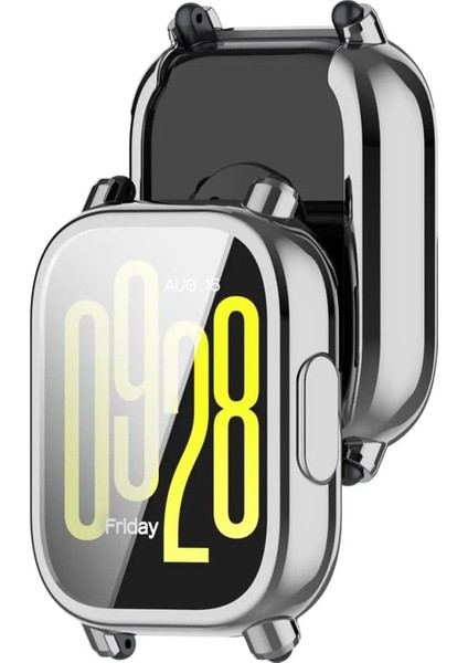 Redmi Watch 5 Active Uyumlu Ekran Koruyucu Ekran ve Çerçeve Koruyucu Silikon