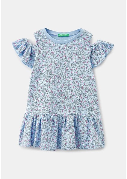 Unıted Colors Of Benetton Kız Çocuk Elbise 3M39GV00U