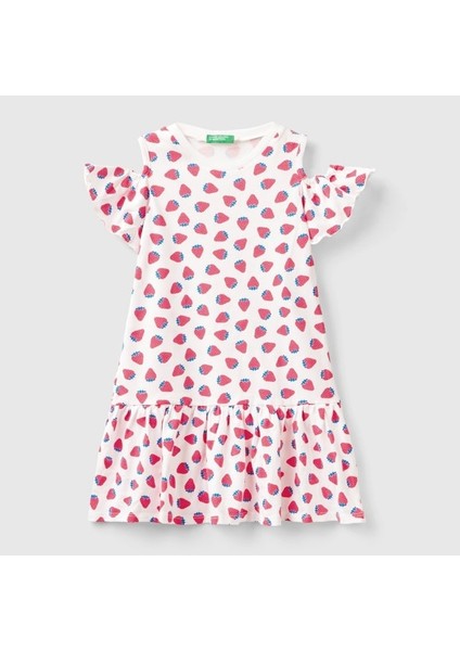 Unıted Colors Of Benetton Kız Çocuk Elbise 3M39GV00U