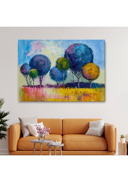 - Bahçe Çiçeği Dekoratif Kanvas Duvar TABLOSU-3594