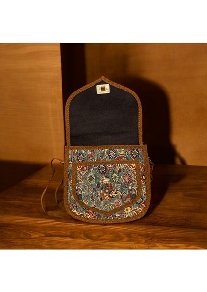 Termo Süet Etnik Desenli Küçük Boy Kadın Omuz Çantası modelleri