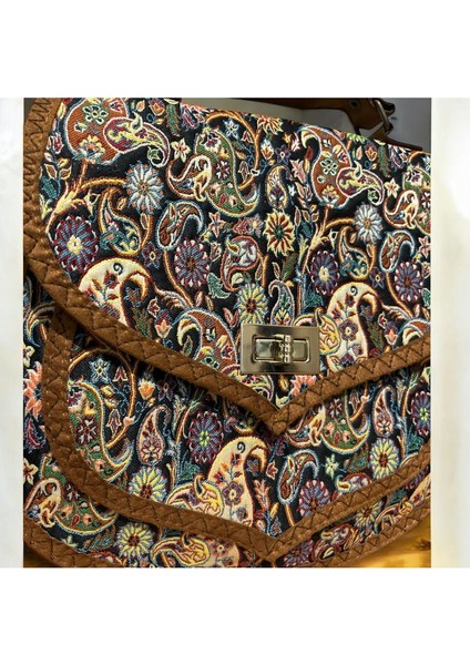 Mozaik Desen Otantik Kadın Omuz Çantası fırsatları