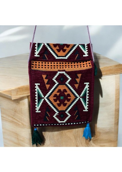 Etnik Kilim Desenli Unisex Heybe modelleri