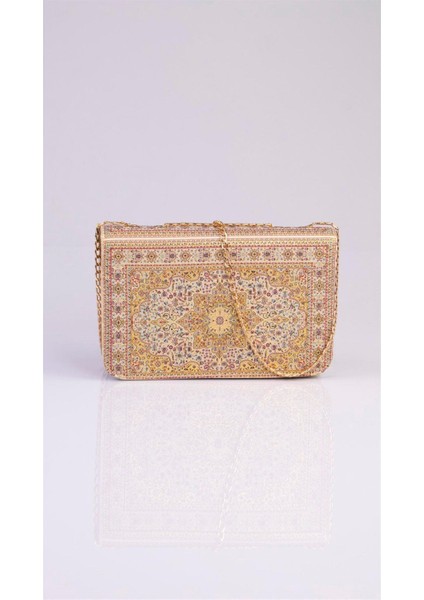 Osmanlı Şal Desenli Etnik Dokuma Kadın El ve Omuz Çantası modelleri