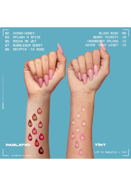 Lip I.V. Vitamin İçeren Parlatıcı + Tint - 05 Mocha Me Wet
