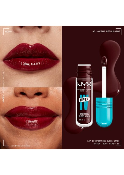 Lip I.V. Vitamin İçeren Parlatıcı + Tint - 15 Water 'Bout Wine? fiyatları