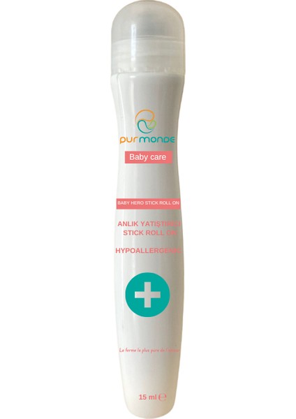 Doğal Anlık Yatıştırıcı Baby Hero Stick Rollon 15ML