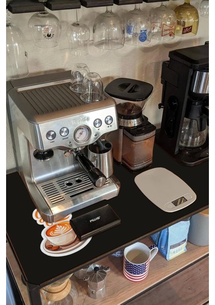 Barista Matı Sıvı Geçirmez Büyük Boy Xxl Kahve Barı Espresso Kahve Makinesi Pad 40X90CM 27241223