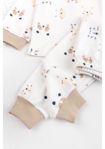 Fiğürlü Pamuk Kız Erkek Bebek Çocuk Pijama Takımı fırsatları