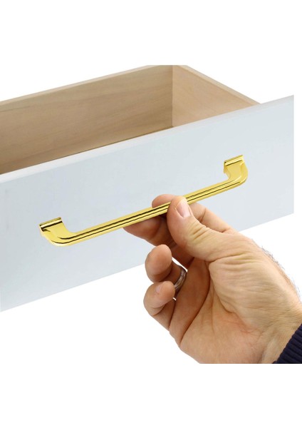 Mobilya Kulp Mutfak Dolabı Çekmece Dolap Kapak Kulpu Düz 160 mm Kulbu Gold Altın Metal Kulpları modelleri