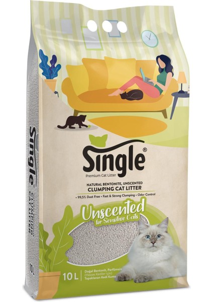 Bentonit Natural Kedi Kumu 10L