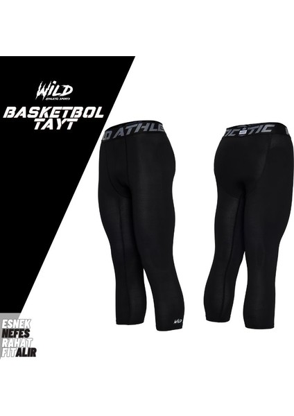 Wild Athletic Basketbol 3/4 Spor Tayt