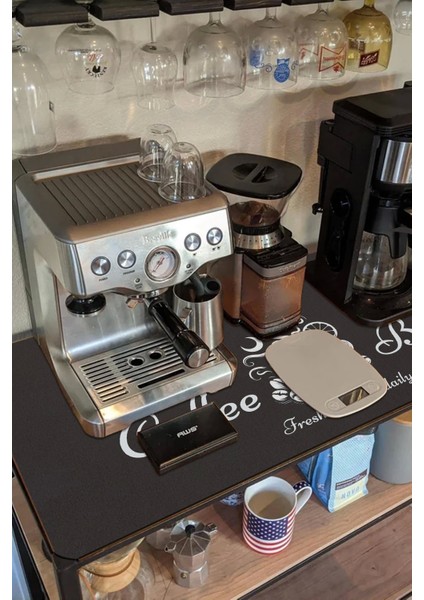 Barista Matı Sıvı Geçirmez Büyük Boy Xxl Kahve Barı Espresso Kahve Makinesi Pad 40X90CM 27241224