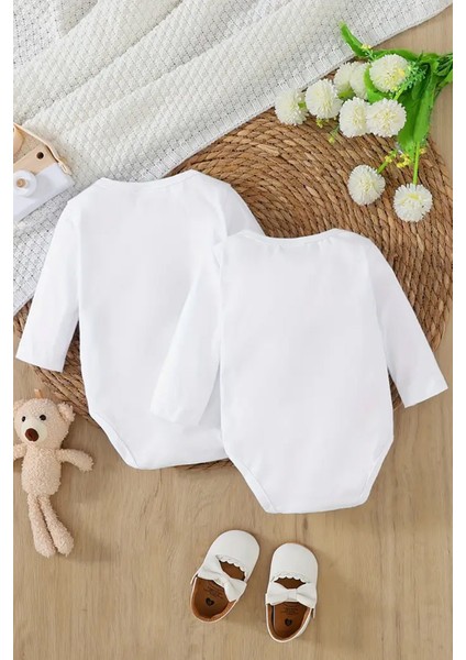 %100 Pamuklu Yumuşak Doku Baskılı Zıbın & Body