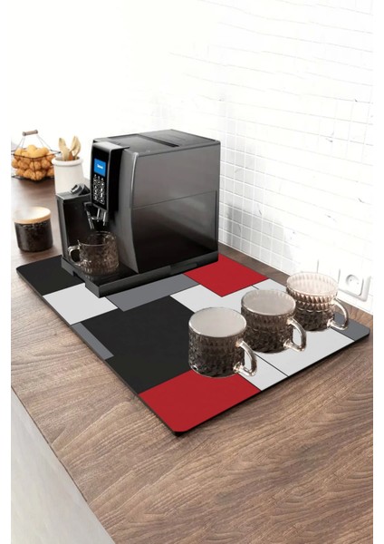 Barista Matı Sıvı Geçirmez Büyük Boy Xxl Kahve Barı Espresso Kahve Makinesi Pad 40X90CM 27241225