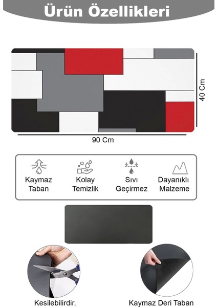 Barista Matı Sıvı Geçirmez Büyük Boy Xxl Kahve Barı Espresso Kahve Makinesi Pad 40X90CM 27241225