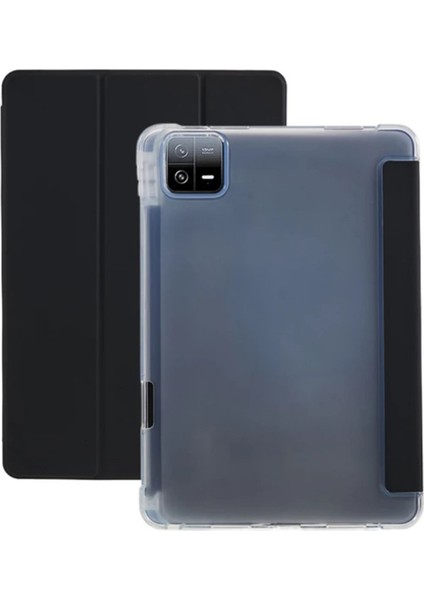 Xiaomi Mi Pad 6 Uyumlu Premium Smart 360 Kalem Yuvalı Kapaklı Kılıf