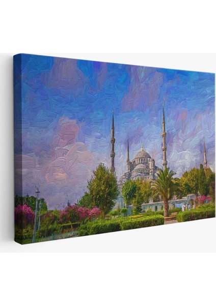 - Sultan Ahmet Camii Yağlıboya Görünüm Kanvas Duvar TABLOSU-3692 fiyatları
