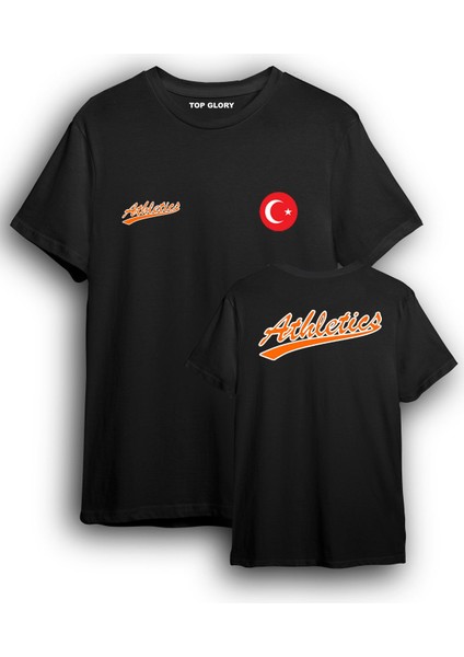 Atletizm Milli Takım Tişört Turuncu Baskılı Atletizm T-Shirt ATLCS1002