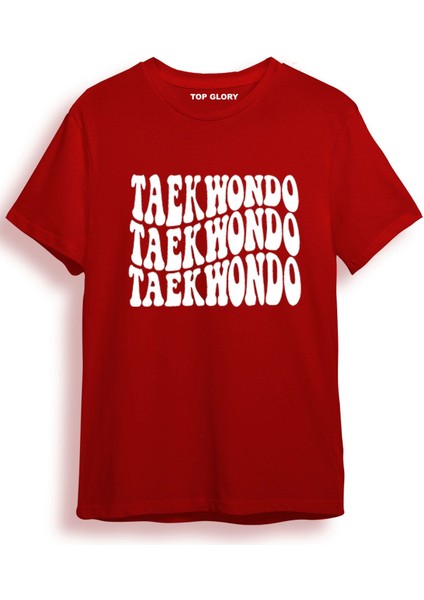 Wave Taekwondo Tişörtü Taekwondo T-Shirt TKDO8403