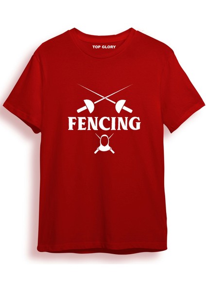 Eskrim Baskılı Özel Tasarım Tişört Fencing T-Shirt FNCG5002
