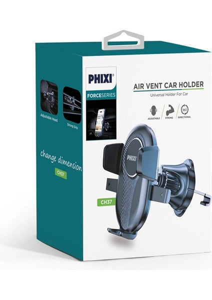 Force CH37 Kavramalı 360° Kıskaçlı Araç Tutucu fiyatları