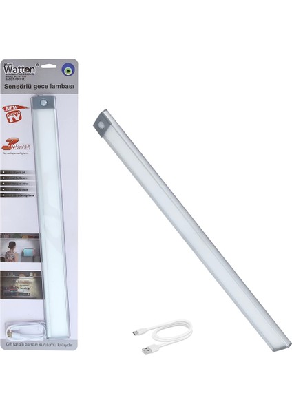 Sensörlü Şarjlı Dolap Lambası WT-288