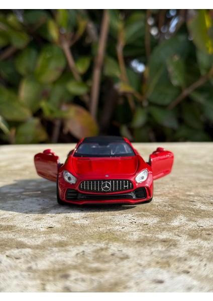 Mercedes Amg Gtr Koleksiyon Metal Araba 12CM Lüks Araba Kırmızı Oyuncak Araba Metal Model Araba Scntoys indirimleri