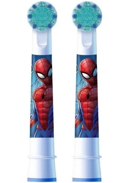 Kids Fırça Yedek Başlık Spiderman 2 Adet