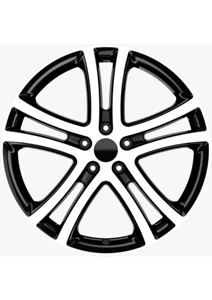 17 Inç 5X112 Savannah Golf Jetta Uyumlu Siyah Jant Modeli Volkswagen (4 Adet)