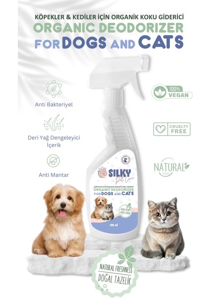 - Kediler Için Organik Koku Giderici Spreyi - 500ml indirimleri
