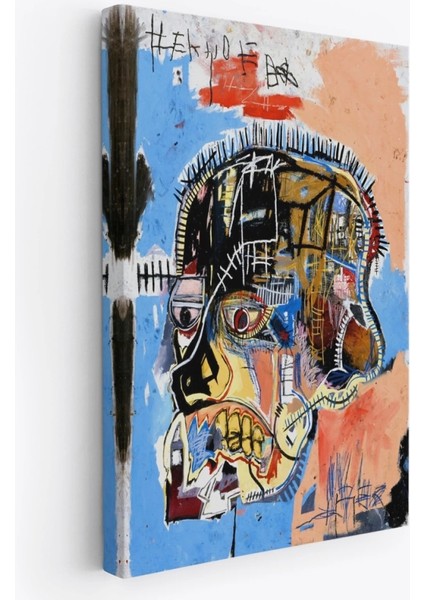 - Jean Michel Basquiat,isimsiz Kafatası 1981 Sergi TABLOSU-4978
