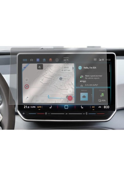 Volkswagen Id.buzz 12.9 Inç Mat Ekran Koruyucu Multimedya