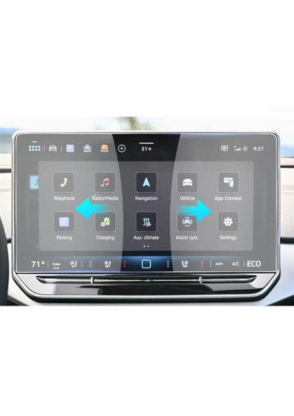 Volkswagen Id.buzz 12.9 Inç Mat Ekran Koruyucu Multimedya modelleri