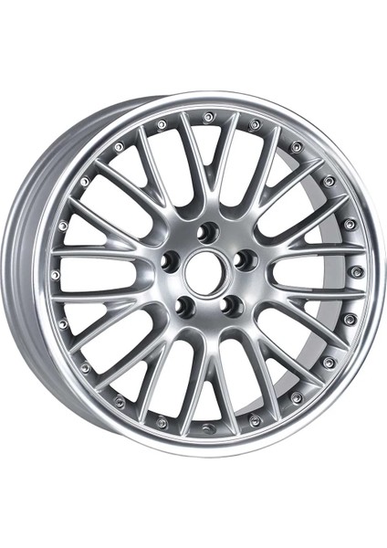 18 Inç 5X100 Bbs Speedline Polo Ibiza Egea Uyumlu Gümüş Jant Modeli Volkswagen Seat Fiat (4 Adet)