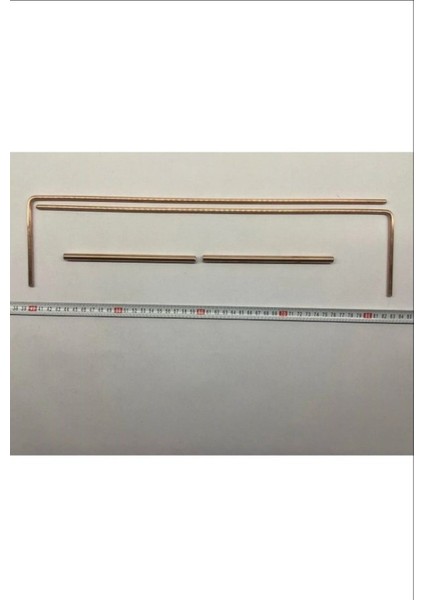 Define Arama Çubuğu, Pirinç Çubuk, 6mm Çapında, 40CM Anten Uzunluğunda Rulmansız Pirinç Çubuk