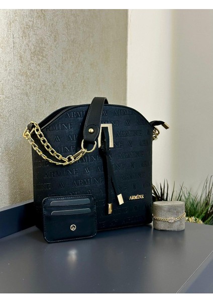 Kartlık ve Bileklik Hediyeli El ve Kol Çantası Omuz Çantası VS.BLKT.0142