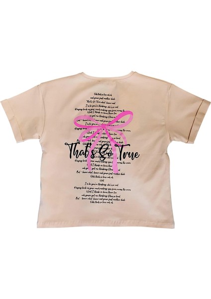 Kız Çocuk Fiyonk Aksesuarlı Tshirt fiyatları