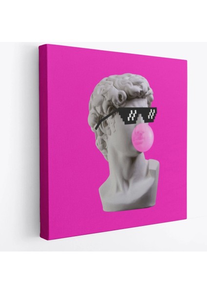 - Piksel Gözlüklü David'in Kafasının Alçı Heykeli Kanvas Tablo, Pop ART-5064 fiyatları
