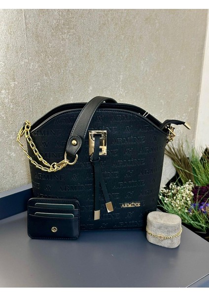 Kartlık ve Bileklik Hediyeli El ve Kol Çantası Omuz Çantası VS.BLKT.0142 fırsatları