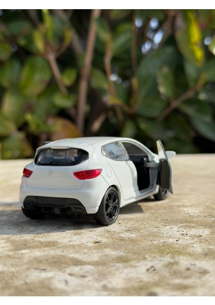 Renault Clio 4 Koleksiyon Metal Araba 12CM Lüks Araba Beyaz Oyuncak Araba Model Araba Scntoys fiyatları