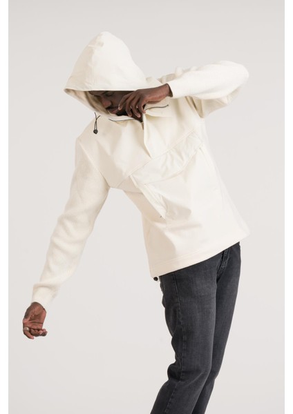 Regular Fit Kapşonlu Kanguru Cepli Sweatshirt
