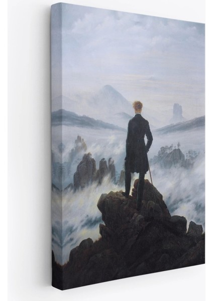 - Caspar David Friedrich'in Sis Denizinin Üstündeki Gezgin Isimli Eseri Kanvas TABLO-5121 fiyatları