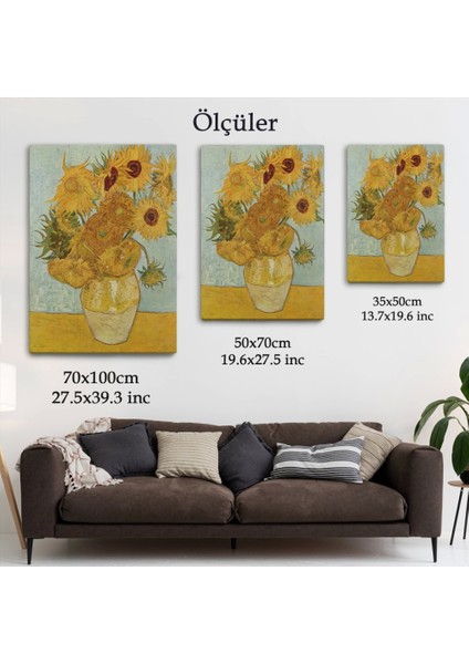 - Vincent Van Gogh Ayçiçekleri Isimli Eseri Kanvas TABLO-5133 indirimleri