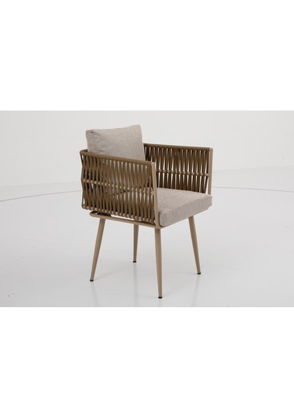 Milano Çay Seti Tekli Koltuk Sandalye Berjer Oturma Odası Kafe Antre Hol Ofis Krem Metal fiyatları