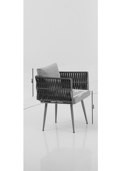 Milano Çay Seti Tekli Koltuk Sandalye Berjer Oturma Odası Kafe Antre Hol Ofis Krem Metal fırsatları