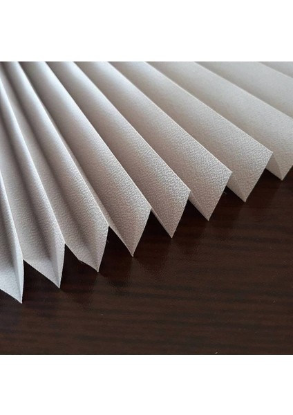 Yapıştırma Sistem Cam Balkon Perdesi Beyaz Plise Perde Delik Yok - Ofis Perdesi - Mutfak Perdesi modelleri