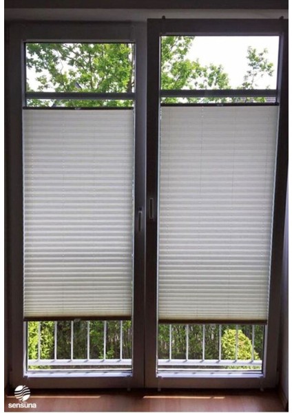 Trend Plise 10 Renk Katlanır Cam Balkon Perdesi - Ofis Perdesi - Mutfak Perdesi - Salon Perdesi